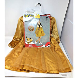 Pokemon EEVEE Child Kids HALLOWEEN COSTUME size Medium 7/8 - NEW! Nintendo